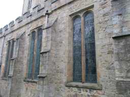 Side view of All Saints' Church, Durham Road, Lanchester © DCC 2016